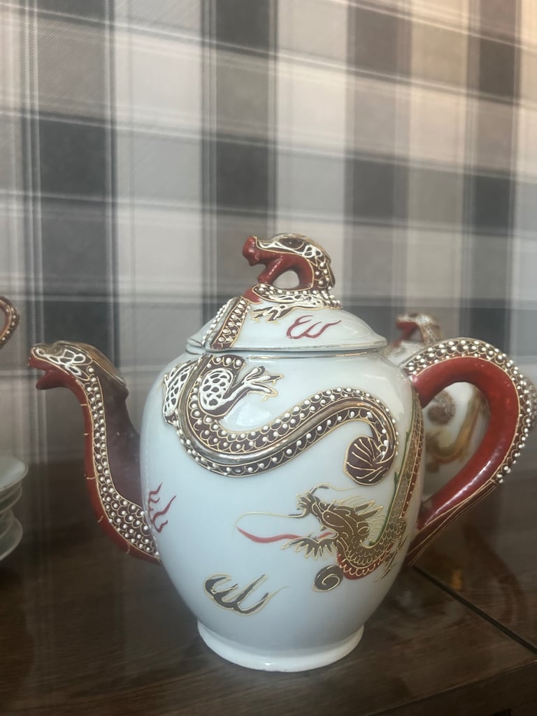 Geisha Japanese tea set 