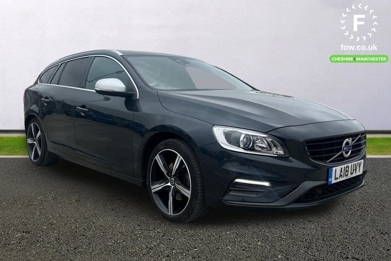image for 2018 Volvo V60 D3 [150] R DESIGN Lux Nav 5dr Geartronic [Lthr] Estate DIESEL Automatic