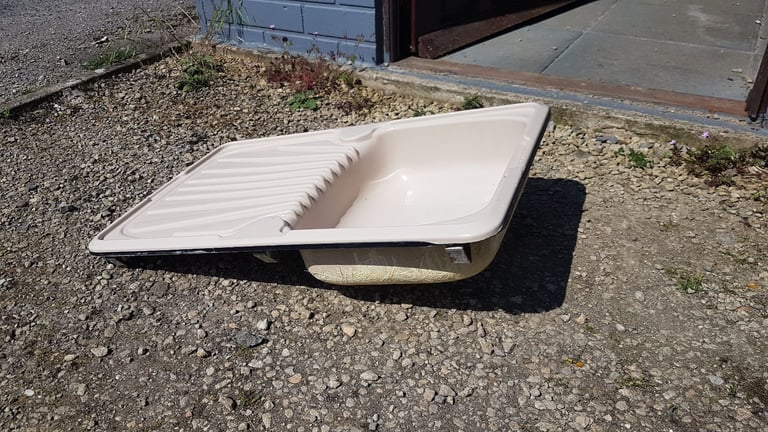 Sink with drainer for caravan, camper or motorhome boat.