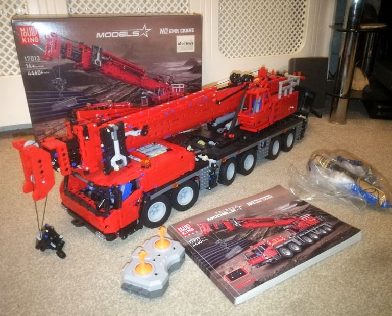 image for Mould King 17013 GMK Crane 4460 Pieces Motorised Remote Control Please Read Description