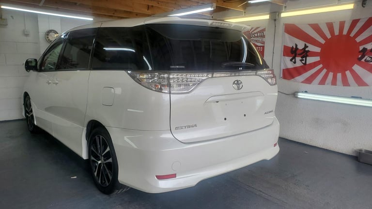 toyota toyota estima 2.4 automatic in white fresh japanese import 2012 
