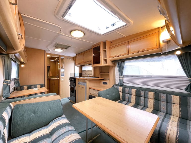 2005 ABBEY VOGUE GTS 416 4 BERTH CARAVAN, END BATHROOM WITH MOTOR MOVER & AWNING