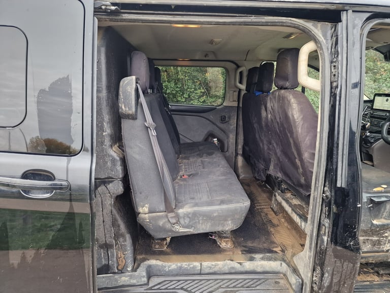 2019 Ford Transit Custom Black 6 Seat Crew Cab  LTD Top Spec Spares &amp; Repairs
