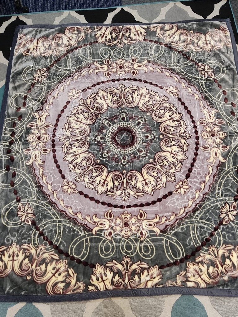 BARGAIN! Heavy embossed double ply blankets at £30 each or two for £55!