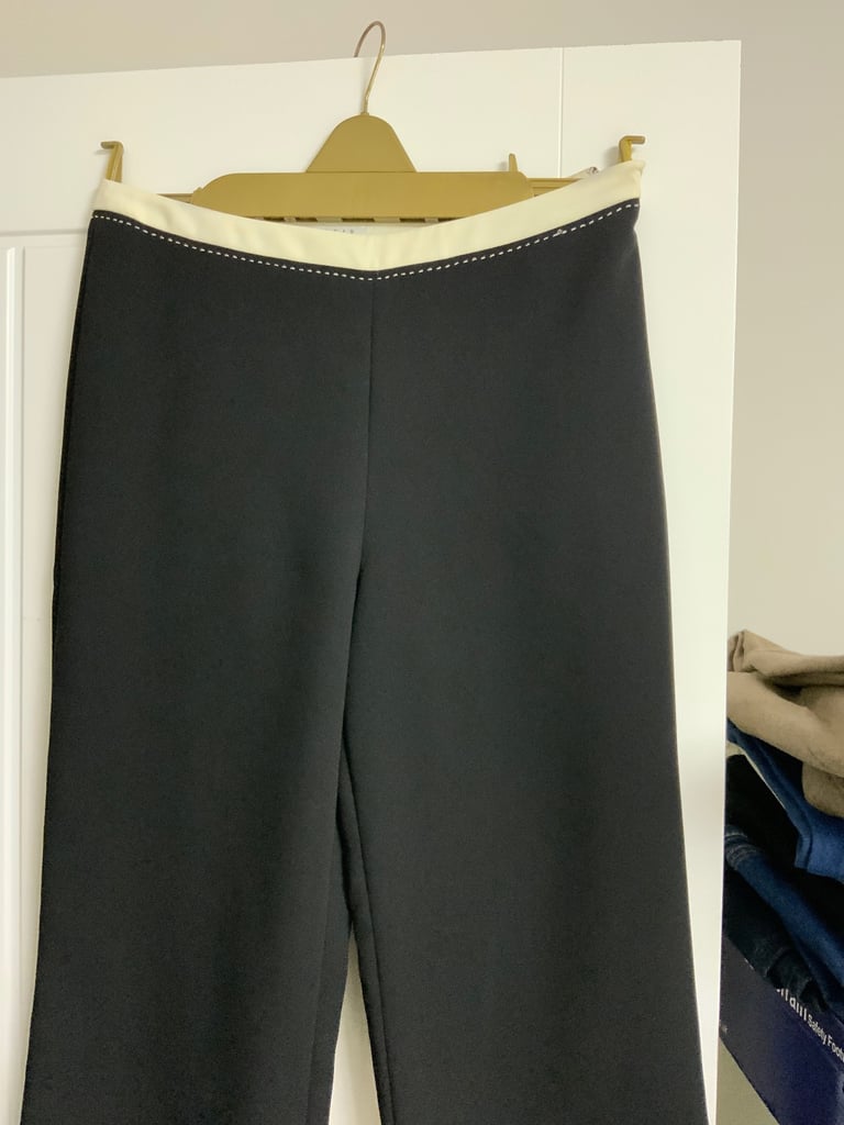 image for  Lack trouser with cream band. 