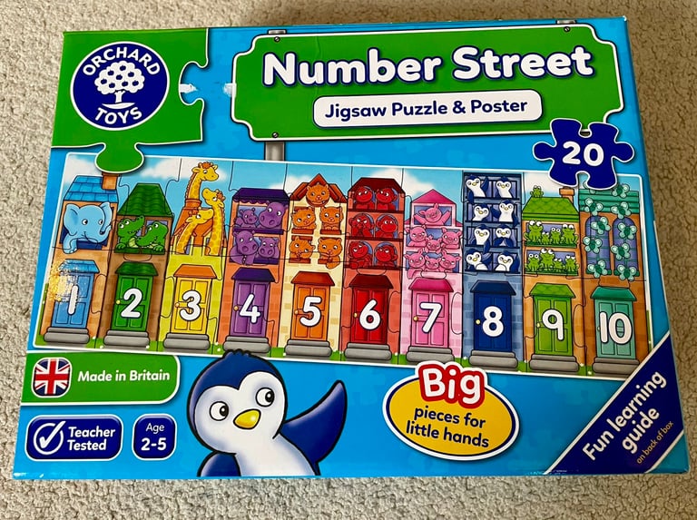 image for Oxford Toys “Number Street” jigsaw puzzle