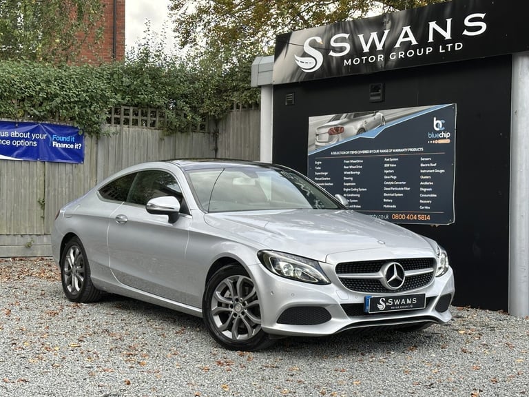 2016 Mercedes Benz 2.1 C220d Sport Diesel Auto 2 Door Coupe Silver
