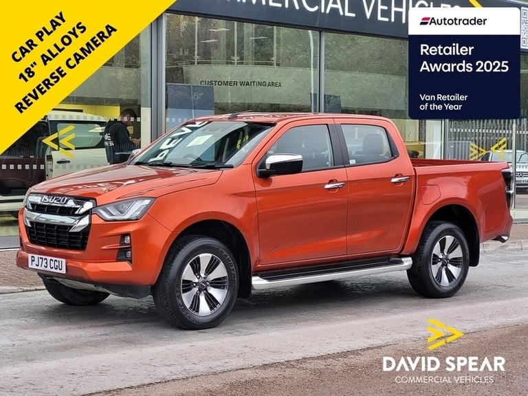 2023 Isuzu D-Max TD DL40 162ps 4WD Euro 6, Car Play, 18 Alloys, Reversing Camera, Heated Se Picku...