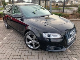 2011 (61) AUDI A3 2.0 TDI S-LINE BLACK EDTITION 5DR, ONLY 86800 MILES