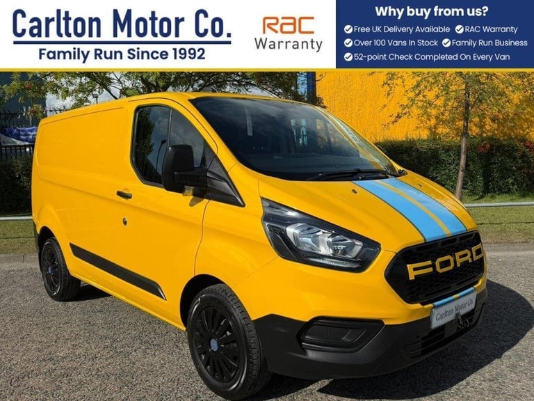 2021 Ford Transit Custom 2.0 340 EcoBlue Leader Panel Van (Tailgate) L1 H1 Euro 