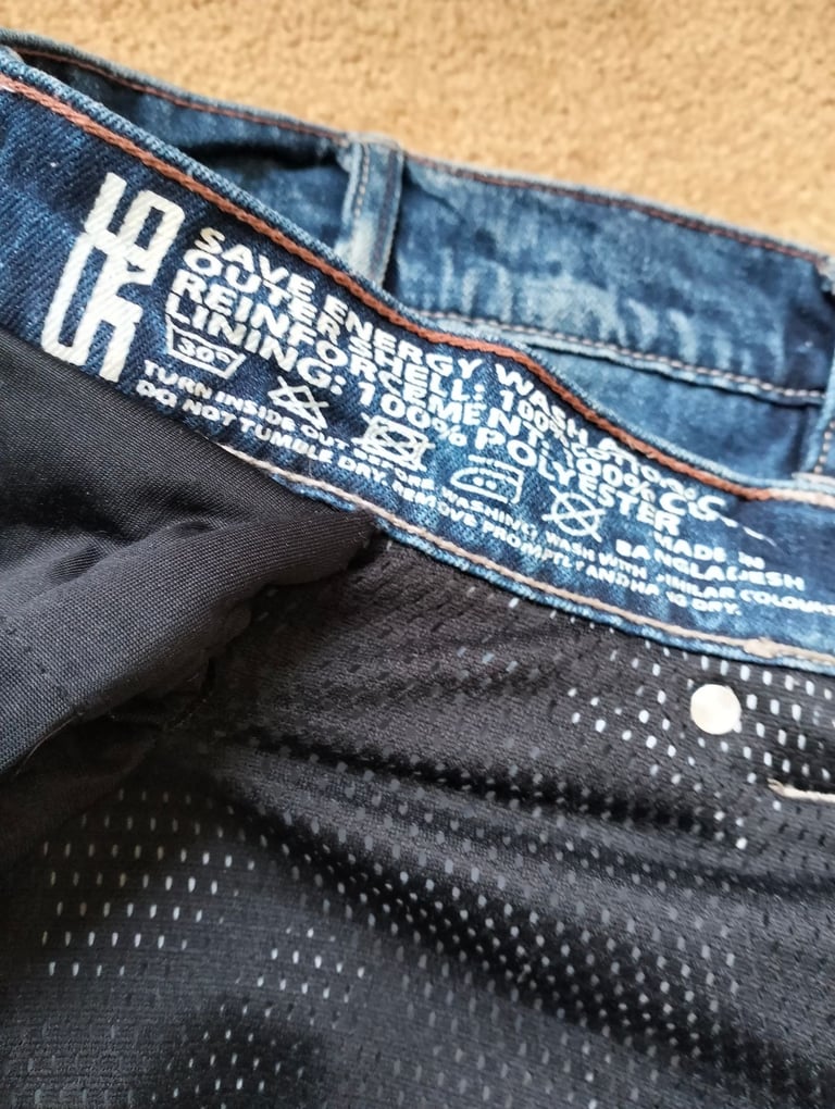 Bull-it 17 SR6 Mens Jeans Motorcycle Regular Leg Covec 36"W Leg 32" Reg