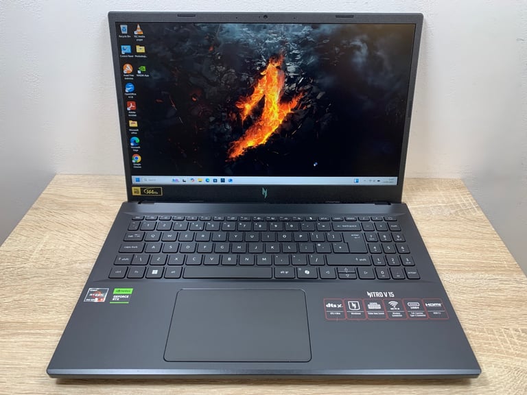Ryzen 5 7535HS 16GB ddr5, 512GB SSD+ Acer Gaming UltraFast 144hz Full HD Laptop, NIVIDA RTX 6GB 