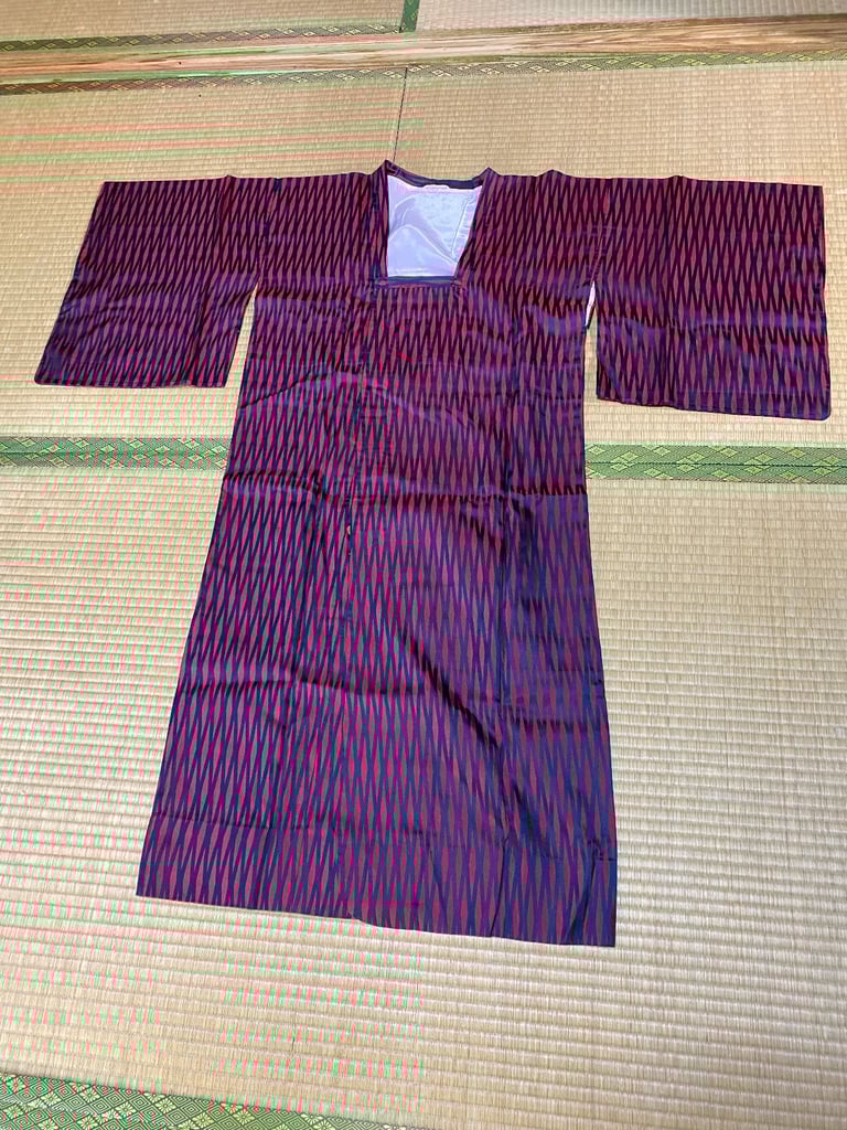 image for Vintage Japanese traditional Kimono Yukata Cotton/Silk or Cotton made dress wear for Men/Women - 19