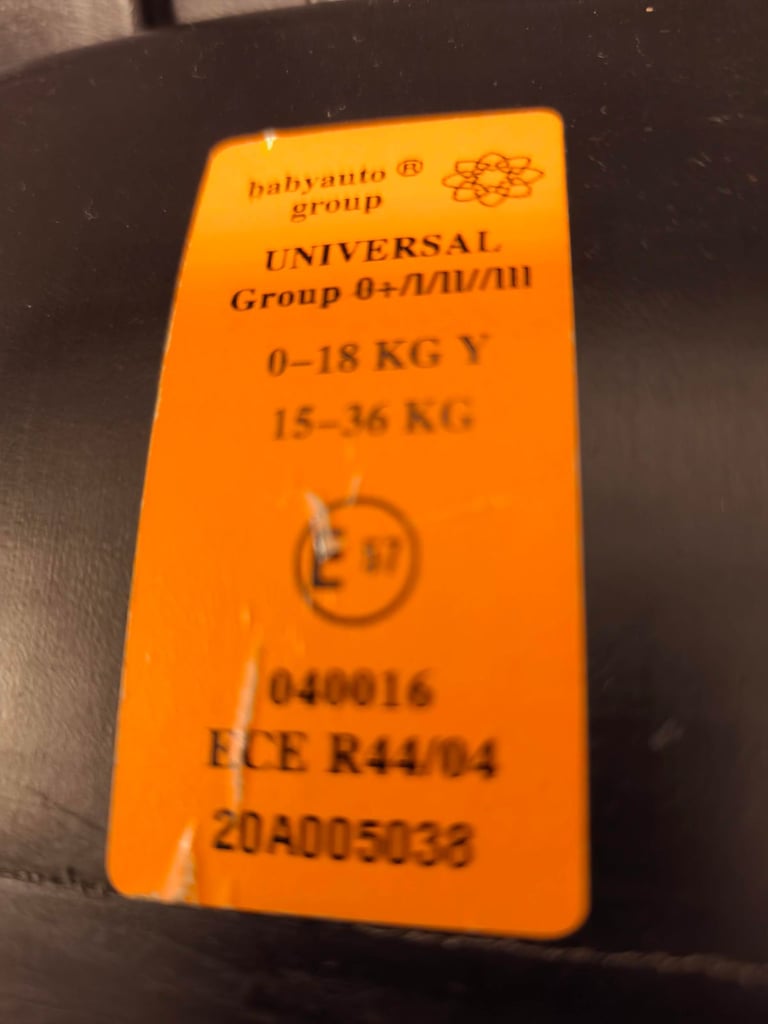 Babyauto Taiyang Child car seat without Isofix Group 0+/1/2/3, 0-36 kg 5-harness multi-group R44/04