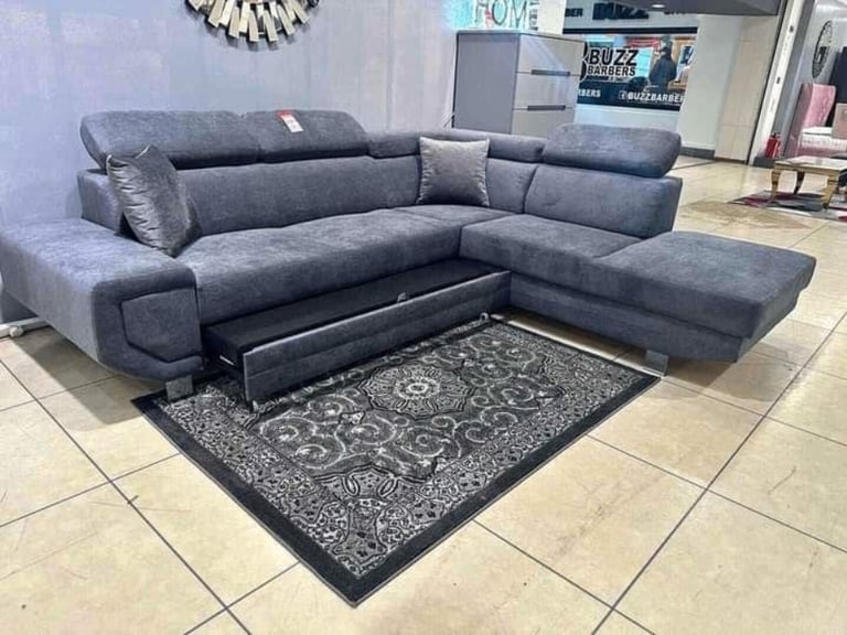 Brand New L Shape Sofa Bed with Storage – SAME DAY DELIVERY 🚚