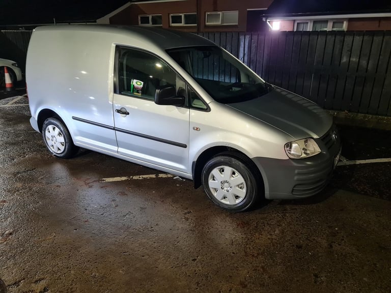 September 2007 Volkswagen Caddy C20 TDI 104 Bhp Metallic Silver Side Loading Door Electric Windows
