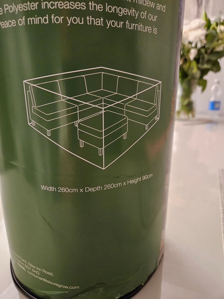 LG LARGE MODULAR OUTDOOR FURNITURE COVER