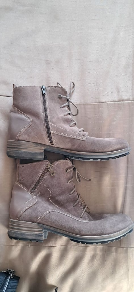 Ladies quality Joseph Siebel suede Chelsea boots 8