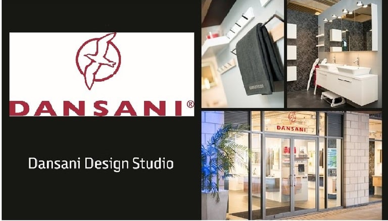 Dansani Calidris 80cm Vanity Set in Parisian Clay with Silestone Basin & LED Mirror RRP £7428