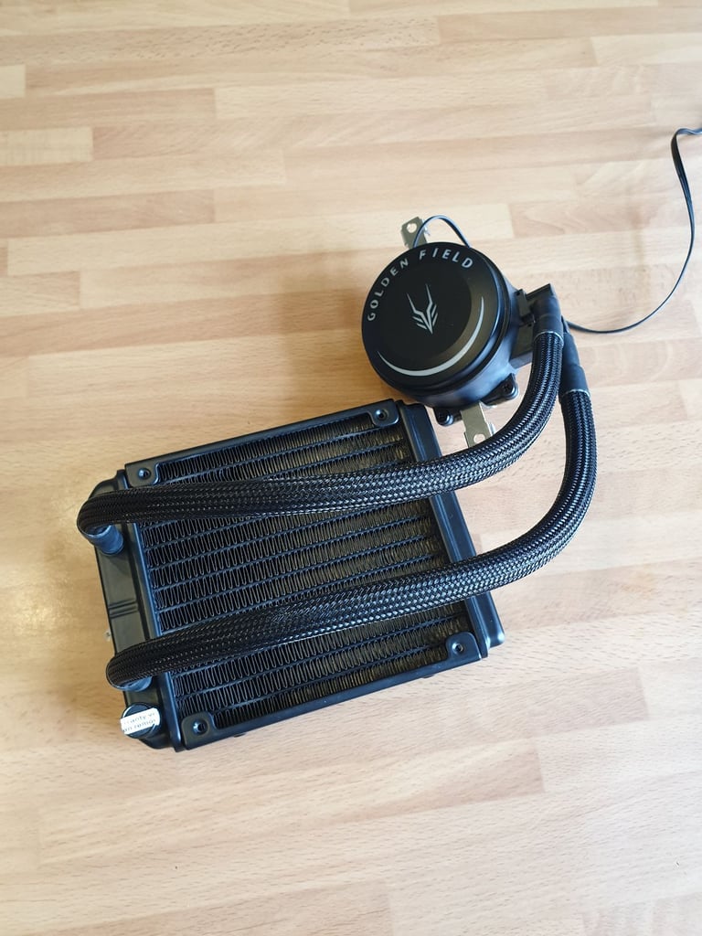120mm Goldenfield AIO Liquid CPU Cooler