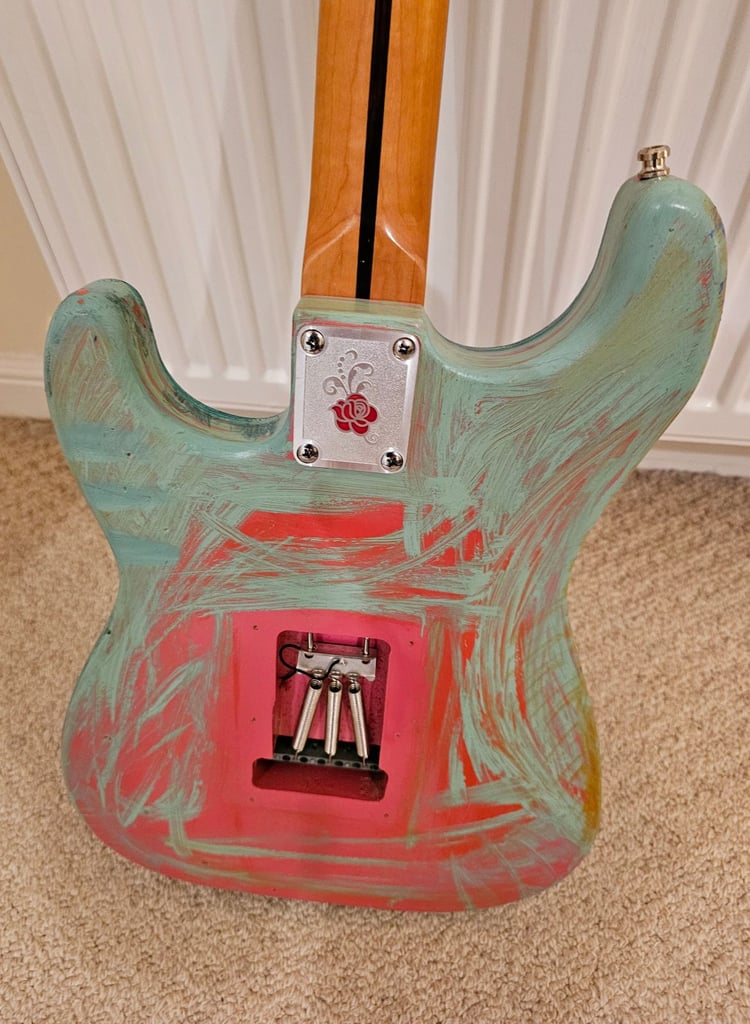 Relic 60s Stratocaster partsocaster (not Fender) style guitar for sale.  