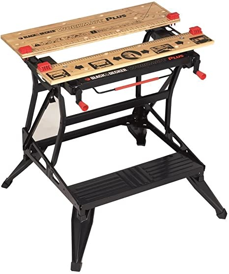 BLACK+DECKER Workmate Plus, Work Bench Tool Stand Saw Horse 