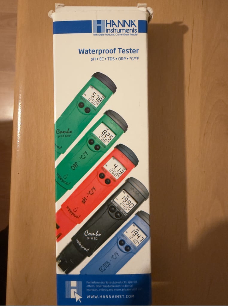 NEW Hanna Instruments Waterproof Tester [HI98311/HI98312]