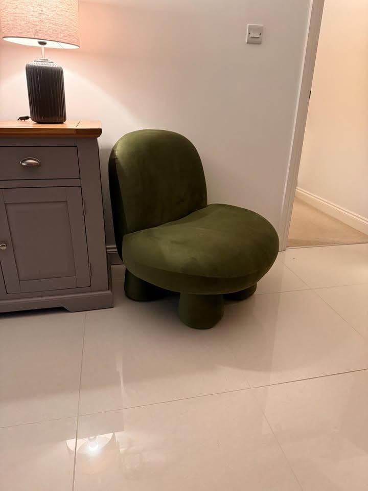 image for Urban Outfitters Green Velvet Bubble Chair - RRP £399