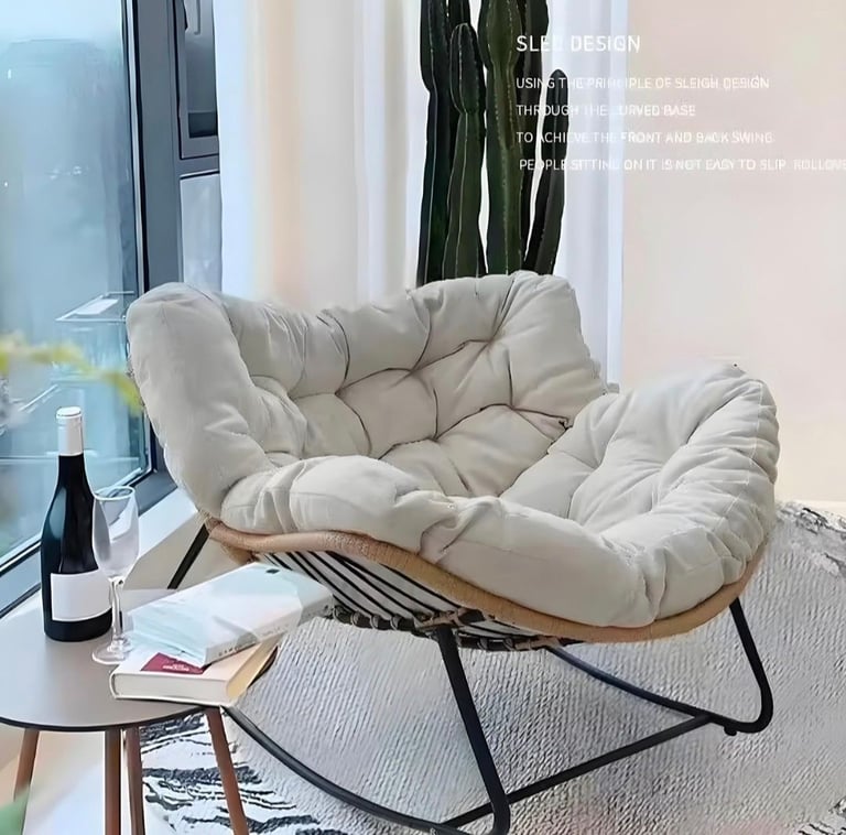 image for Wudlep Oversized rocking chair for adults RRP £159