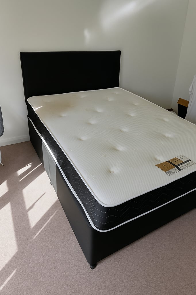 image for Divan Bed with Mattress Storage Headboard Options for Comfort in All Bed Sizes