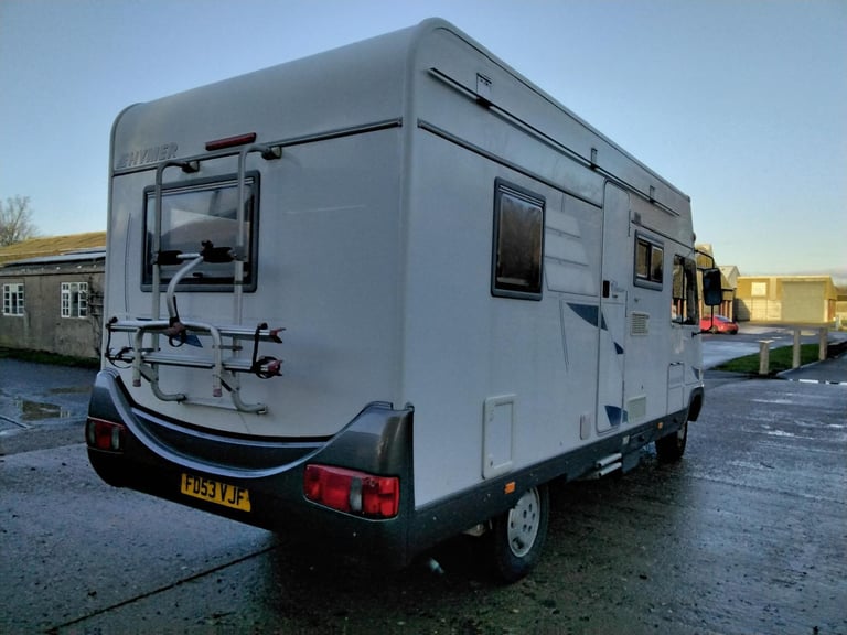 HYMERMOBIL B575 A CLASS COACHBUILT MOTORHOME 6 BERTH 53 PLATE , RHD