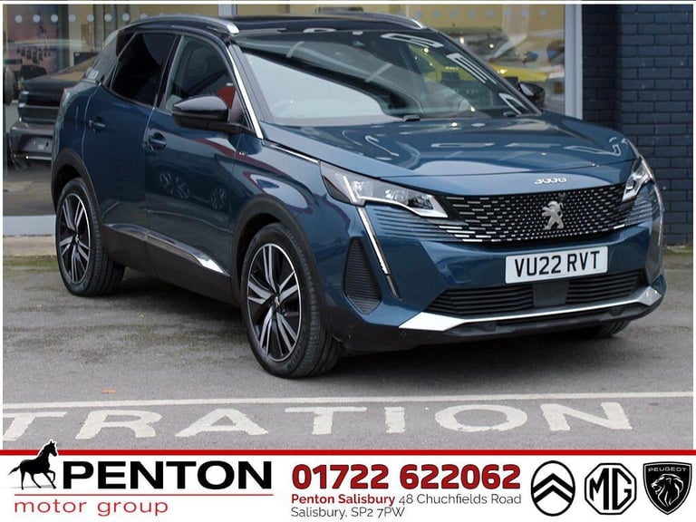 2022 Peugeot 3008 1.2 PureTech GT Premium EAT Euro 6 (s/s) 5dr HATCHBACK Petrol Automatic