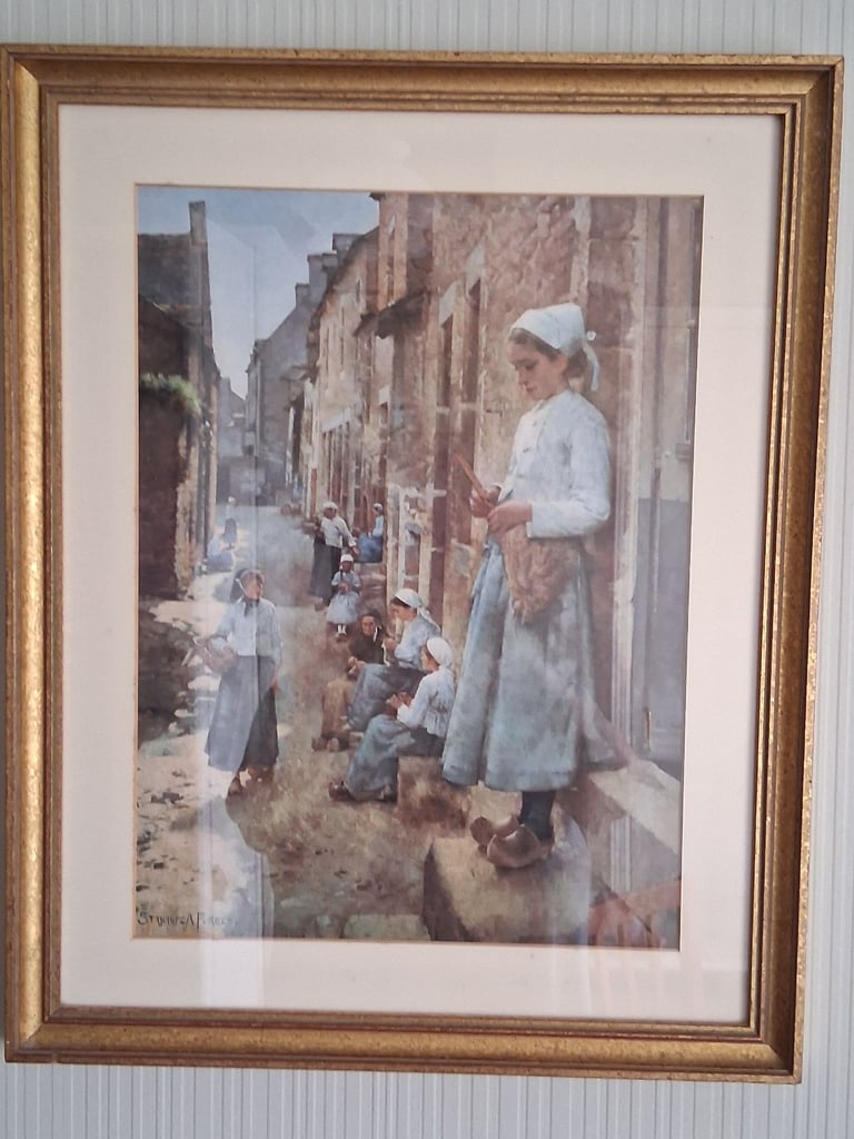 Framed Stanhope Forbes print