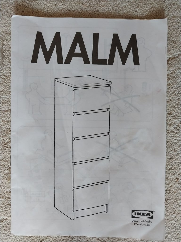 image for Ikea Malm drawers 