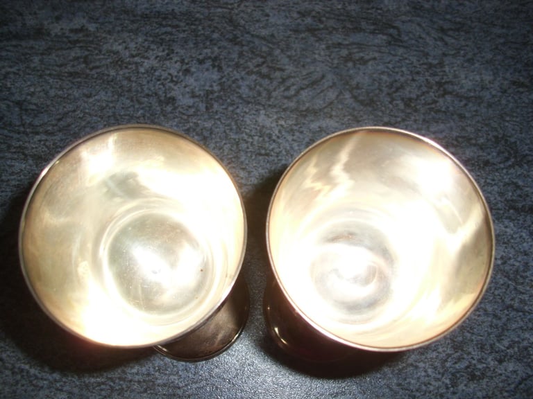 Silver Metal Goblets