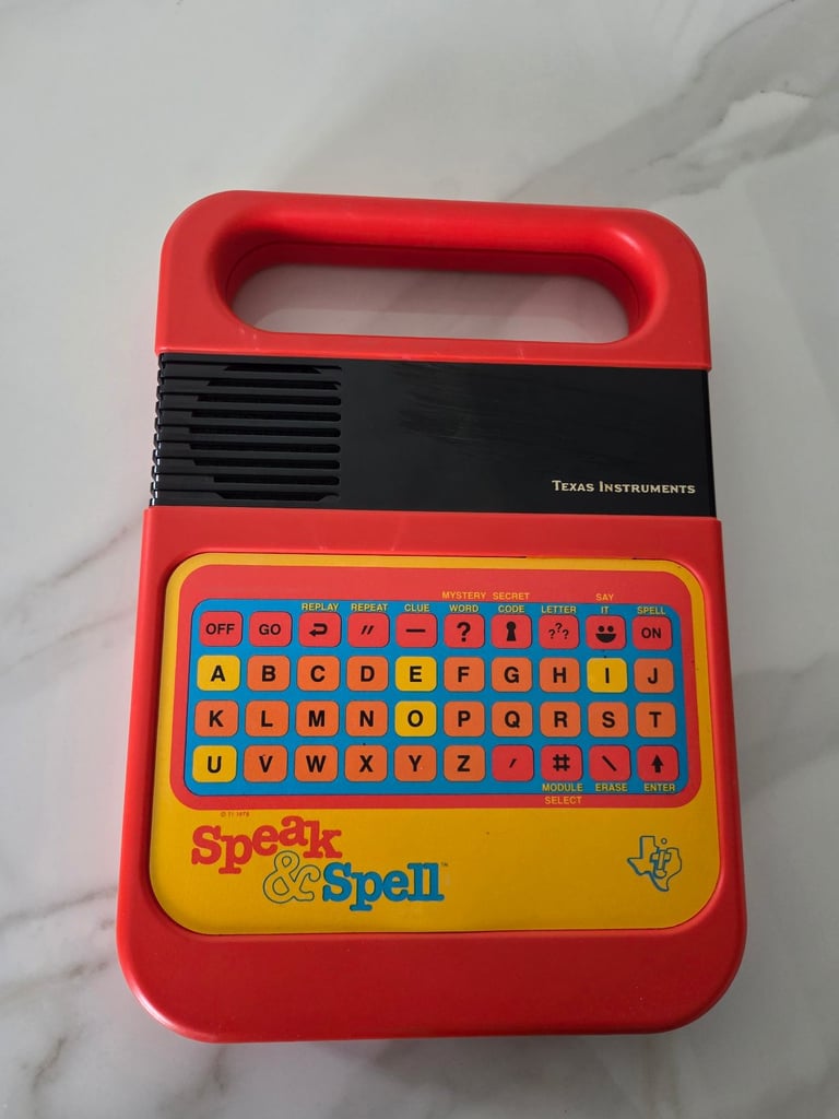 image for Vintage Speak & Spell toy by Texas Instruments. 