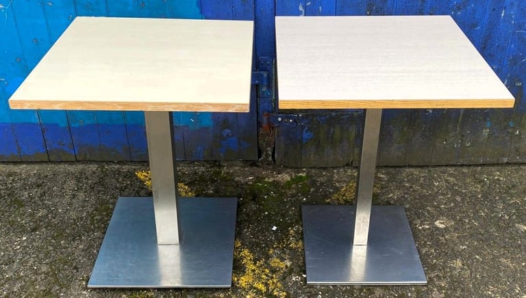 6 x CAFE/BAR TABLES £35 EACH. 6 FOR £190