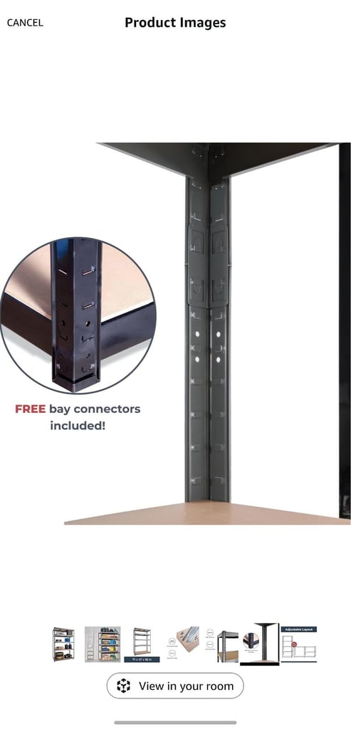 G-Rack Garage Shelving Unit: 180cm x 120cm x 45cm |