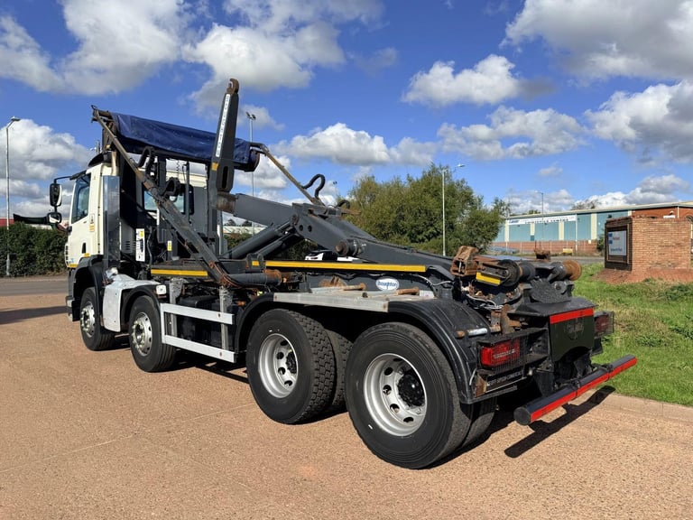 DAF CF 450 2020 (70) EURO 6, 8X4 HOOK LOADER, BOUGHTON EQUIPMENT