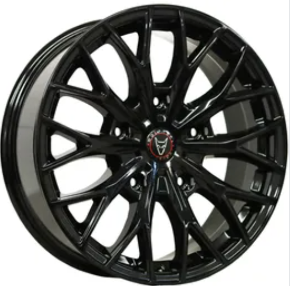 *BRAND NEW* WOLFRACE EUROSPORT SUPER T 18" 5X160 ALLOY WHEELS *GLOSS BLACK* FORD TRANSIT CUSTOM