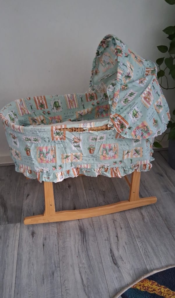 Moses basket swing