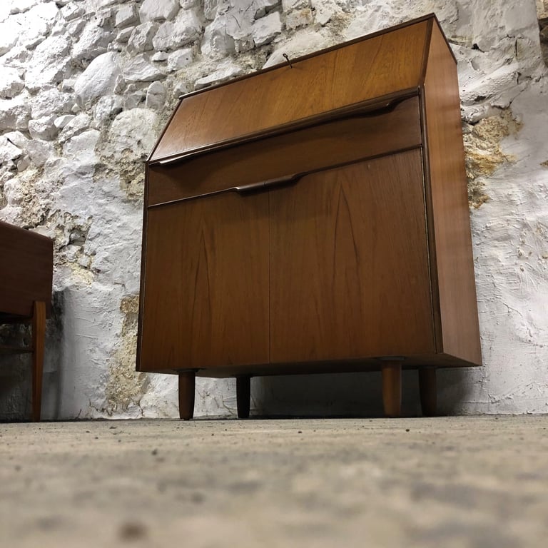 image for Mid century bureau/desk teak 