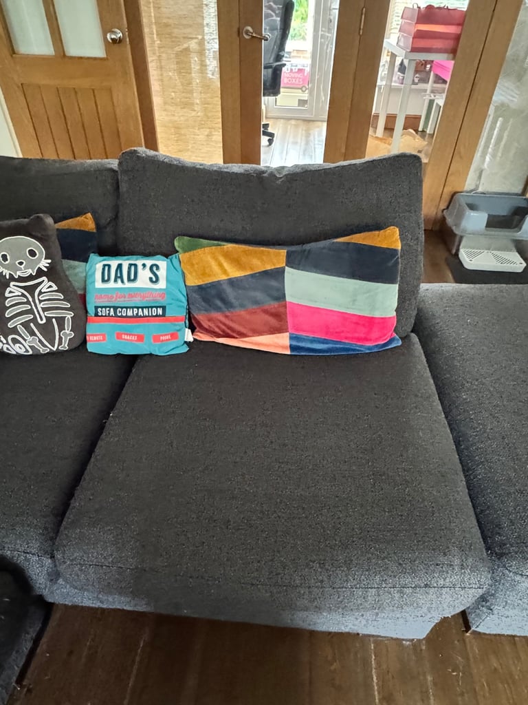 Barker & Stonehouse - Grey L-Shaped Sofa 