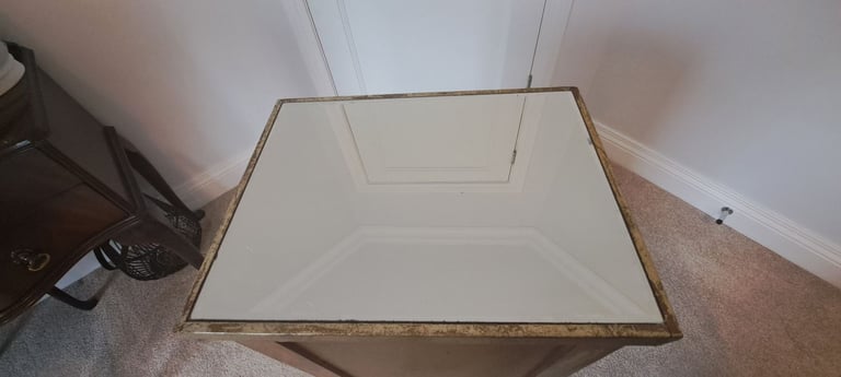 5 Drawer Mirror & Brushed Gold occassional/sofa/bedside table