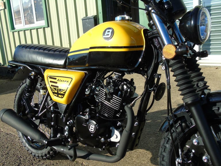 Bullit Motorcycles Bluroc Legend 125cc 2025 Brand New 2Yr Warranty, UK Delivery
