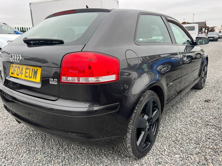 2004 Audi A3 3.2 V6 Quattro Sport 3dr HATCHBACK Petrol Manual