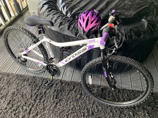 Cross LXT300. 26inch wheel size women s mountain bike and helmet in Bath Somerset Gumtree