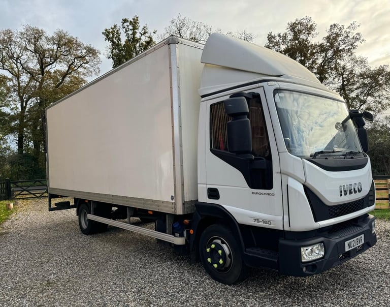 IVECO EUROCARGO 75.160 4X2 DAY EURO 6 GRP 20ft BOX 2021 Manual  6 SPEED DIESEL
