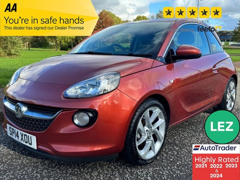 2014 Vauxhall ADAM 1.4 16v JAM Hatchback 3dr Petrol Manual Euro 5 (87 ps) Hatchback Petrol Manual