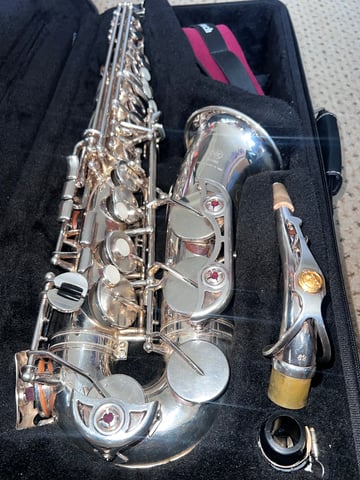 Yamaha YAS 62 PROFESSIONAL SAXOPHONE Silver Plated Alto Sax